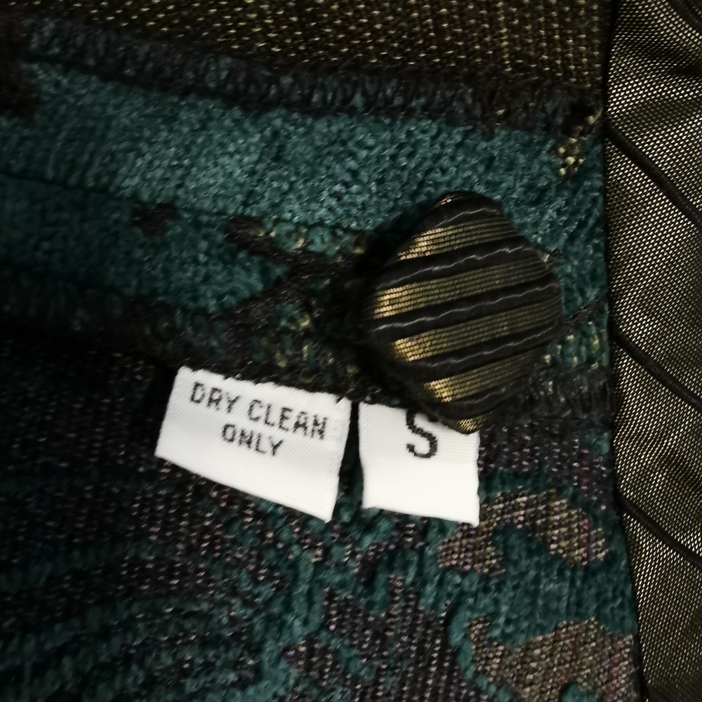 Mary Lynn O'Shea Handmade Artisan Tapestry Blazer - Sz L Open To Offers - Picture 10 of 13